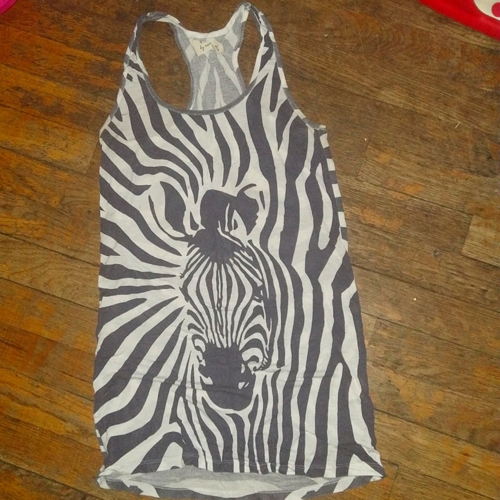 Zebra racerback T-shirt
